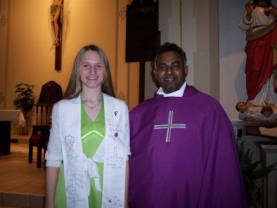 Jenny Herkert & Fr. Peter